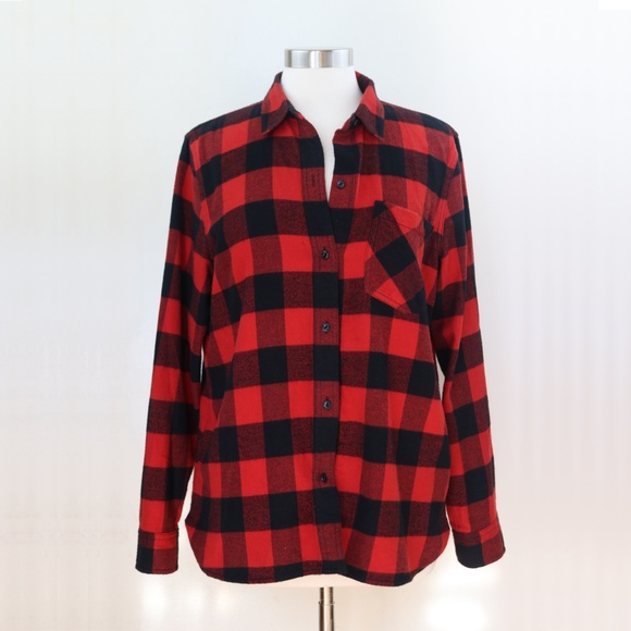 Madewell Tops - Madewell Flannel Top Sz L